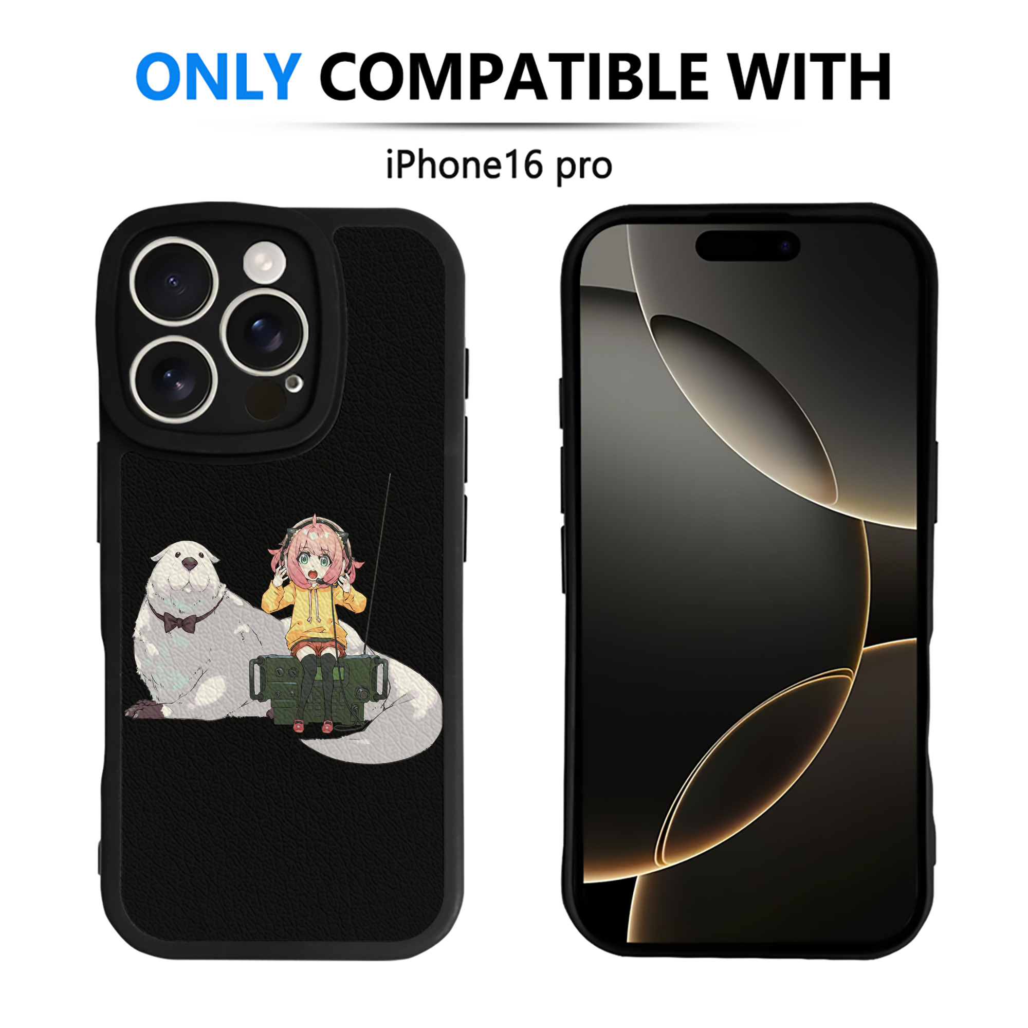 （画像用） SPY×FAMILY间谍家家酒 【iPhone 16シリーズ対応】シリコンスマホケース（レザー調） 材質：シリコン